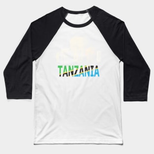 Africa's Big Five Tanzania Pride Wildlife Baseball T-Shirt